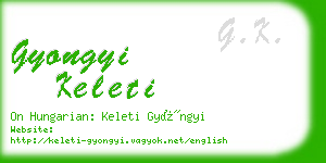 gyongyi keleti business card